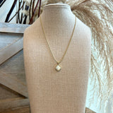 MOP Clover & Ball Chain Necklace