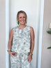 Palm Leaf Linen Set- Top