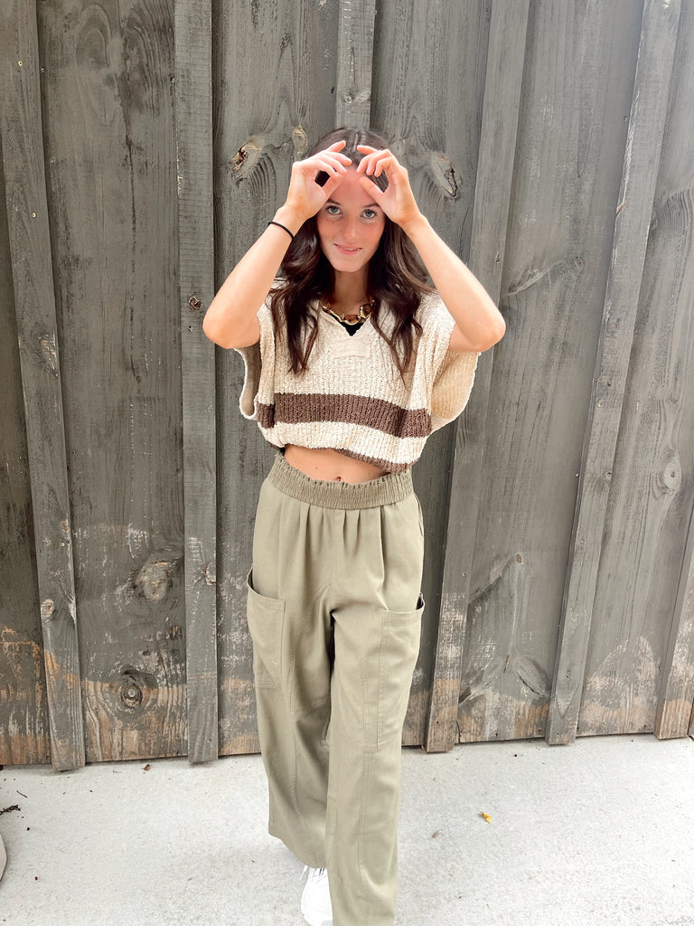 Sage Green Cargo Pants