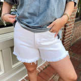 Nantucket White Denim Shorts
