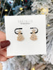 Mini Tree Studs Cream & Gold