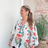 Pop of Print Top