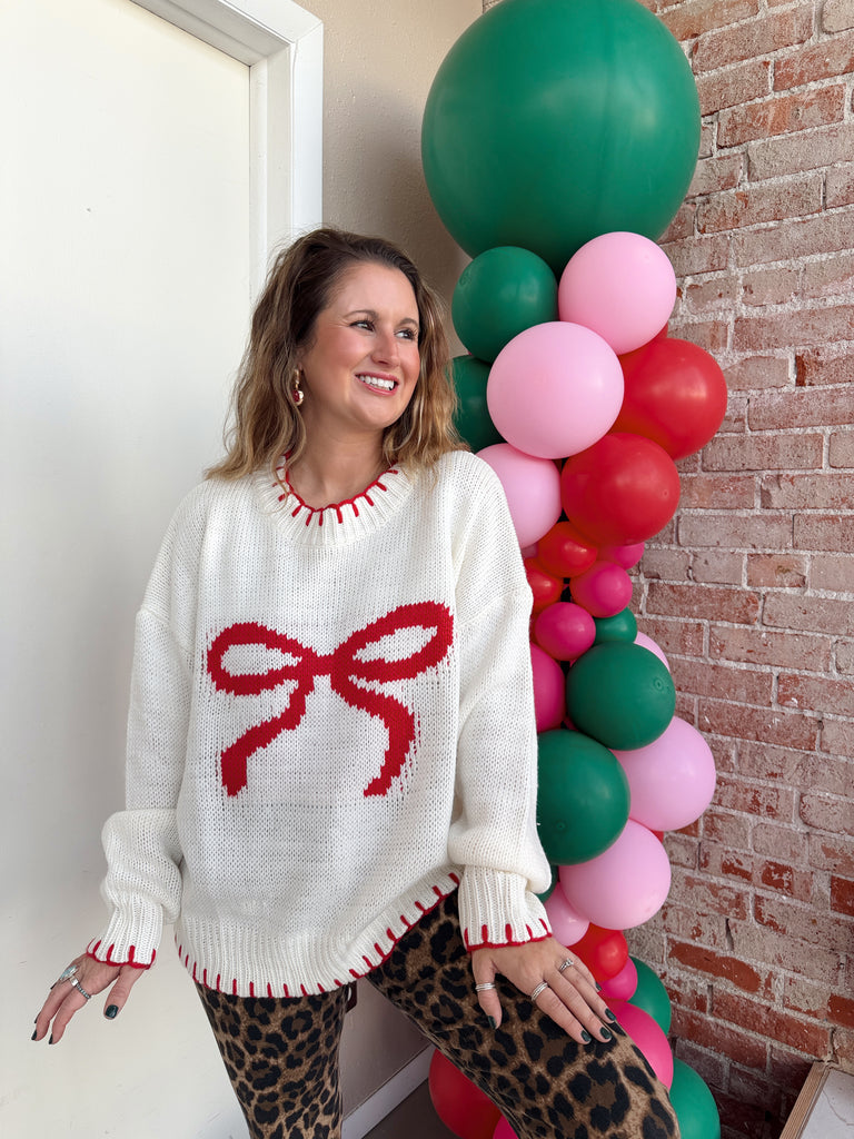 Holiday Bow Sweater