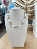 Gold and Pearl Nugget Necklace