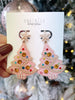 Pink Fairytale Tree Earrings