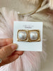 Square Dome Earrings