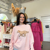 Rosy Retriever Sweater