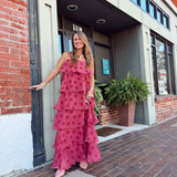 Maroon Maxi Dress