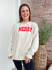 Merry Sweatshirt in Cream