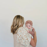 Dusty Rose Organic Cotton Ribbed Head Wrap
