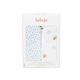Cotton Swaddles 2 Pack- Dots & Bees