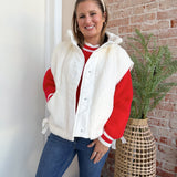 Mocha Frap Vest in White