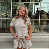 Cappuccino Striped Set- Bottoms