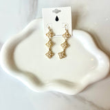 Linear Clover Earrings