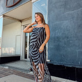 Make a Statement Zebra Maxi