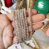 Stack 'Em Bracelets in Silver