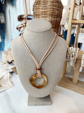 Oval Gold Necklace