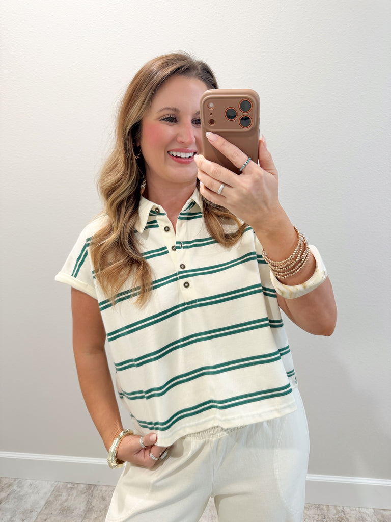 Preppy Polo Top