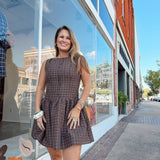 Meet Me In Manhattan Plaid Dress