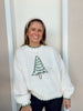 Christmas Tree Stitched Sweater