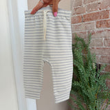 Quincy Mae Drawstring Pant Cloud Stripe