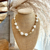 Baroque Pearl Link Necklace