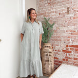 Run to the Market Dress in Olive