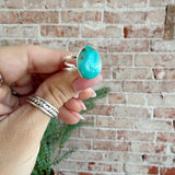 925 Sterling Silver Turquoise Statement Ring 5
