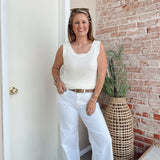 Olivia Jeans in White