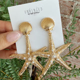 Statement Starfish Earrings