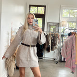 Stitched in Style Sweater Dress
