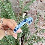 Blue & White Resin Bracelet