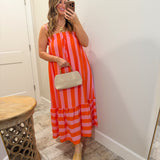 Orange Squeeze Dress