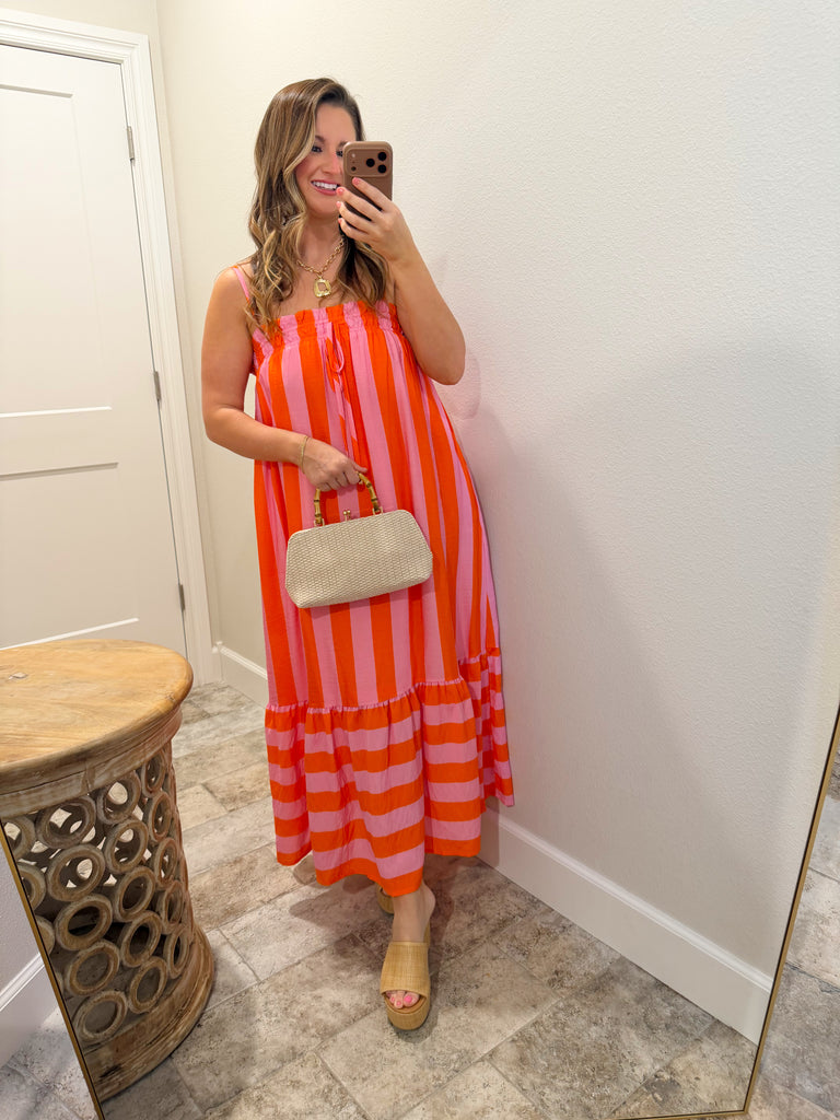 Orange Squeeze Dress