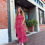 Maroon Maxi Dress