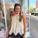 Espresso Martini Lace Top