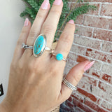 925 Sterling Silver Turquoise Statement Ring 1