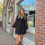 Midnight Dot Dress