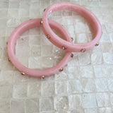 Emerald City Bangle in Pink