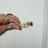Water Resistant Horse Bit Bangle- Gold Statement