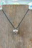 Heart is Full Necklace Silver