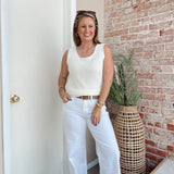 Olivia Jeans in White