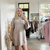 Stitched in Style Sweater Dress