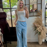 Sweet Gingham Ruffle Pants