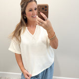 Surely Simple Top in Ivory