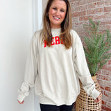 Merry Sweatshirt in Cream