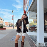 The Cocoa Fringe Cardigan