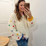 Heart on my Sleeve Sweater