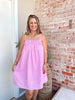 Italian Summer Dress in Pinks