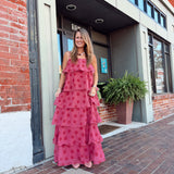 Maroon Maxi Dress
